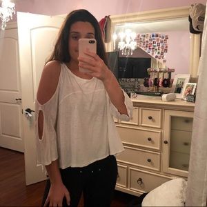 Free people cold shoulder top